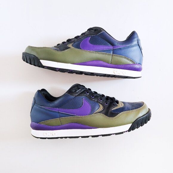 Nike Air Wildwood ACG Midnight Navy Court Purple Sneakers AO3116-400 - Size 8.5 - Picture 7 of 8